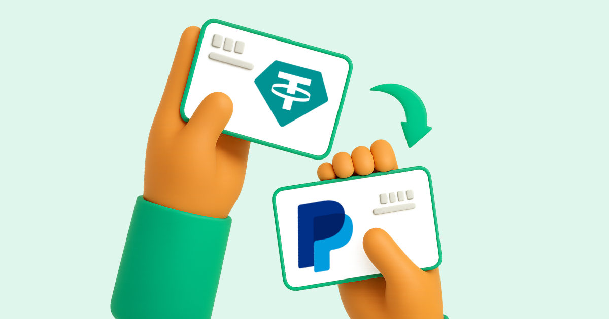 Pasar Tether USDT a PayPal
