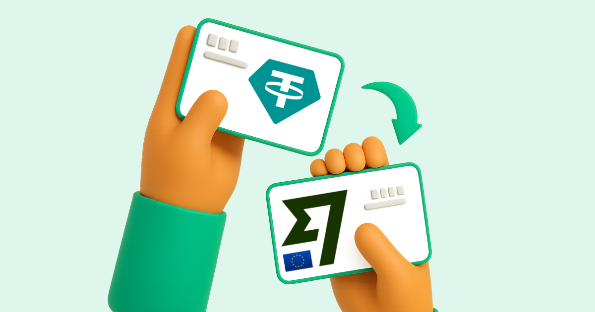 Pasar Tether USDT a Wise EUR