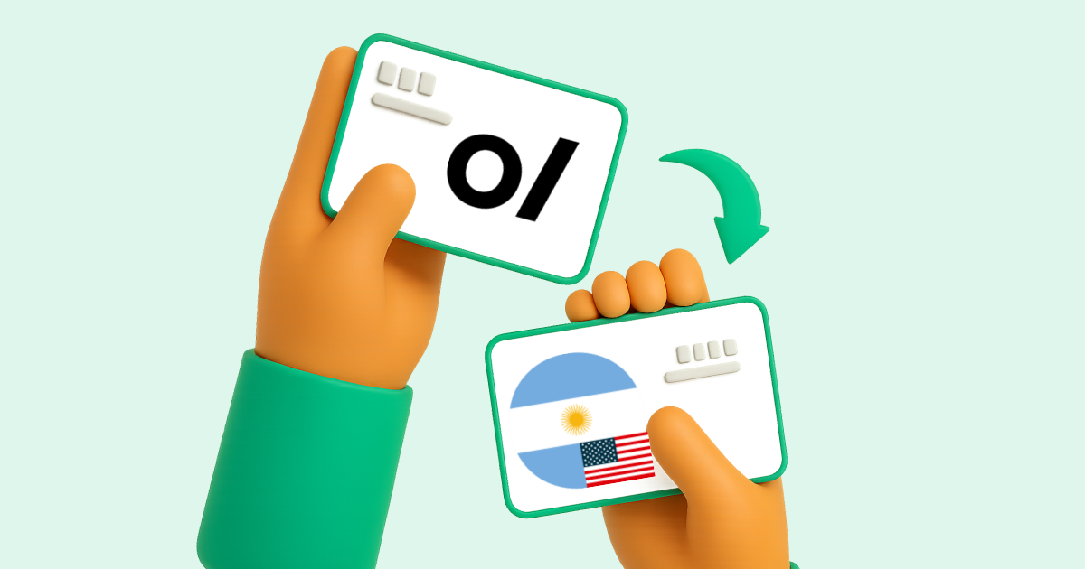 Pasar Volet a Transferencia bancaria Argentina en dólares