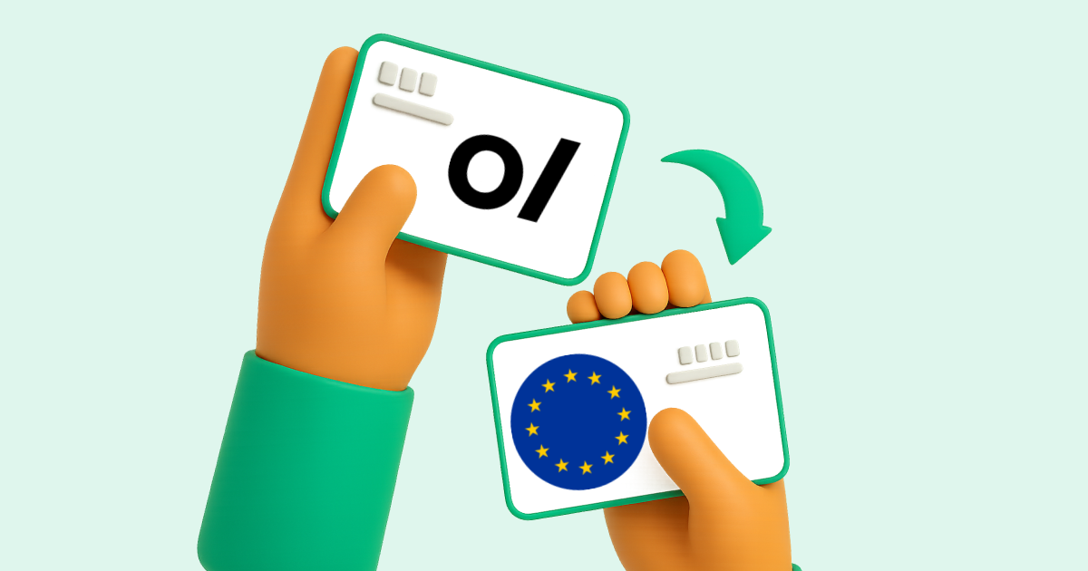 Pasar Volet a Transferencia bancaria Europa