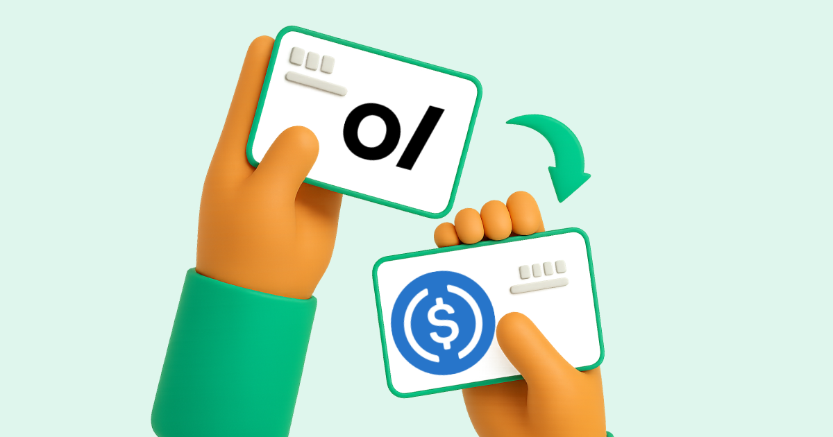 Pasar Volet a USDC (USD Coin)