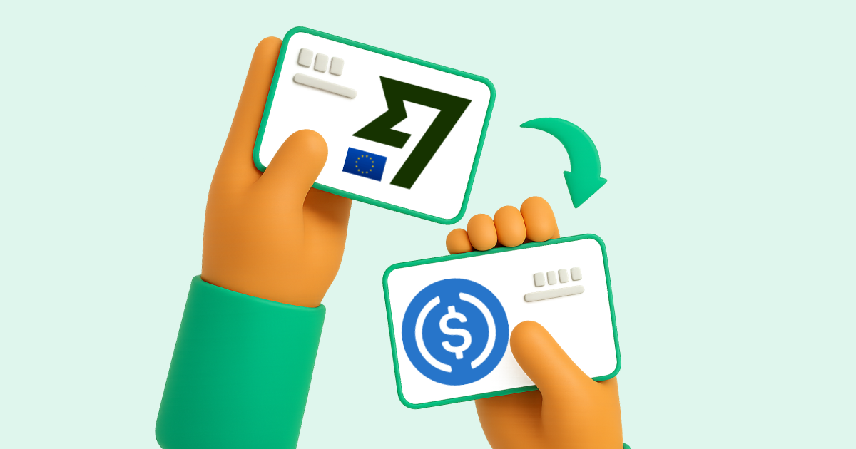 Pasar Wise EUR a USDC (USD Coin)