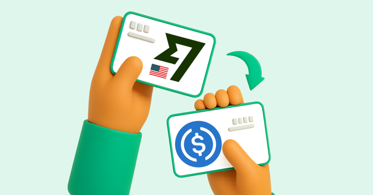 Pasar Wise USD a USDC (USD Coin)
