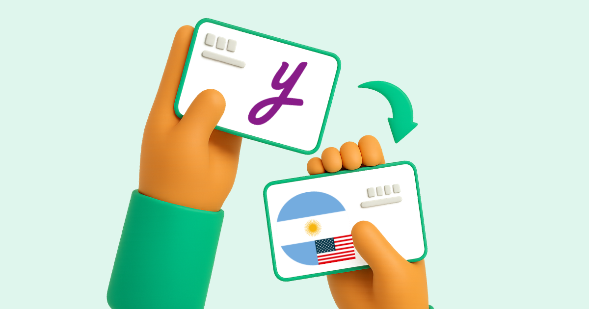 Pasar Yape y Plin Soles Perú a Transferencia bancaria Argentina en dólares