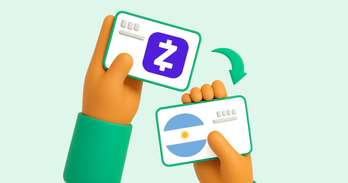 Pasar Zelle a Transferencia bancaria Argentina