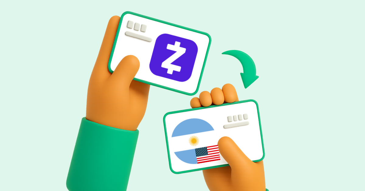 Pasar Zelle a Transferencia bancaria Argentina en dólares