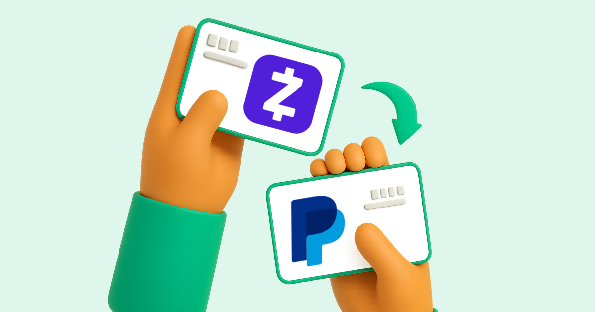Pasar Zelle a PayPal