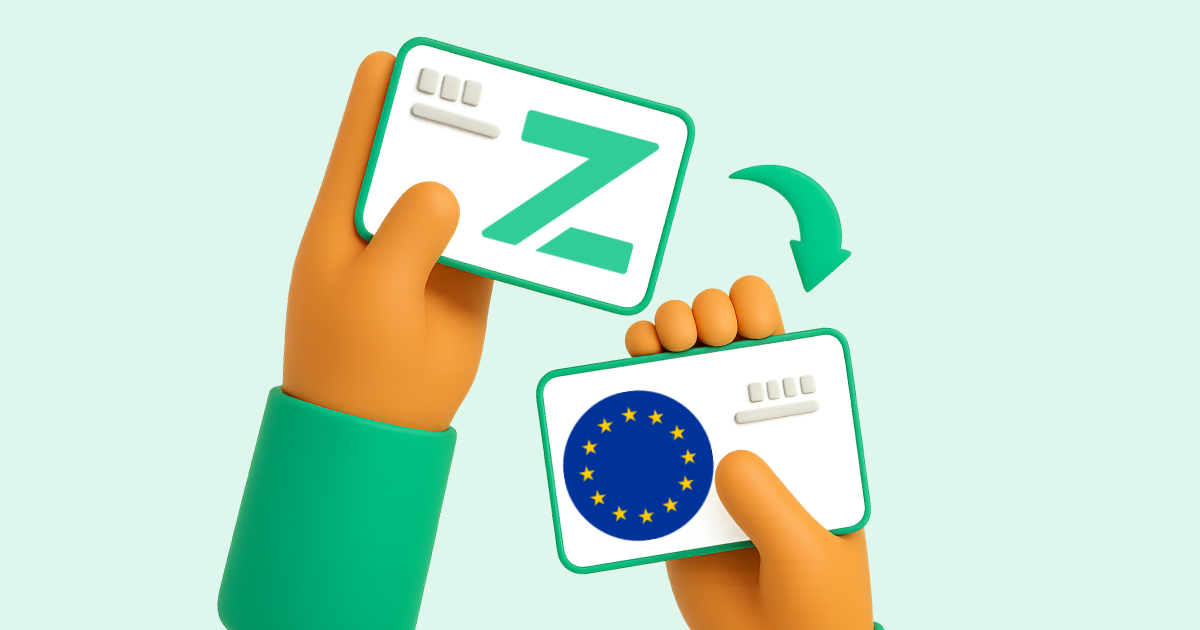 Pasar Zinli a Transferencia bancaria Europa